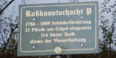 Enth&uuml;llung
				der ersten Schilder